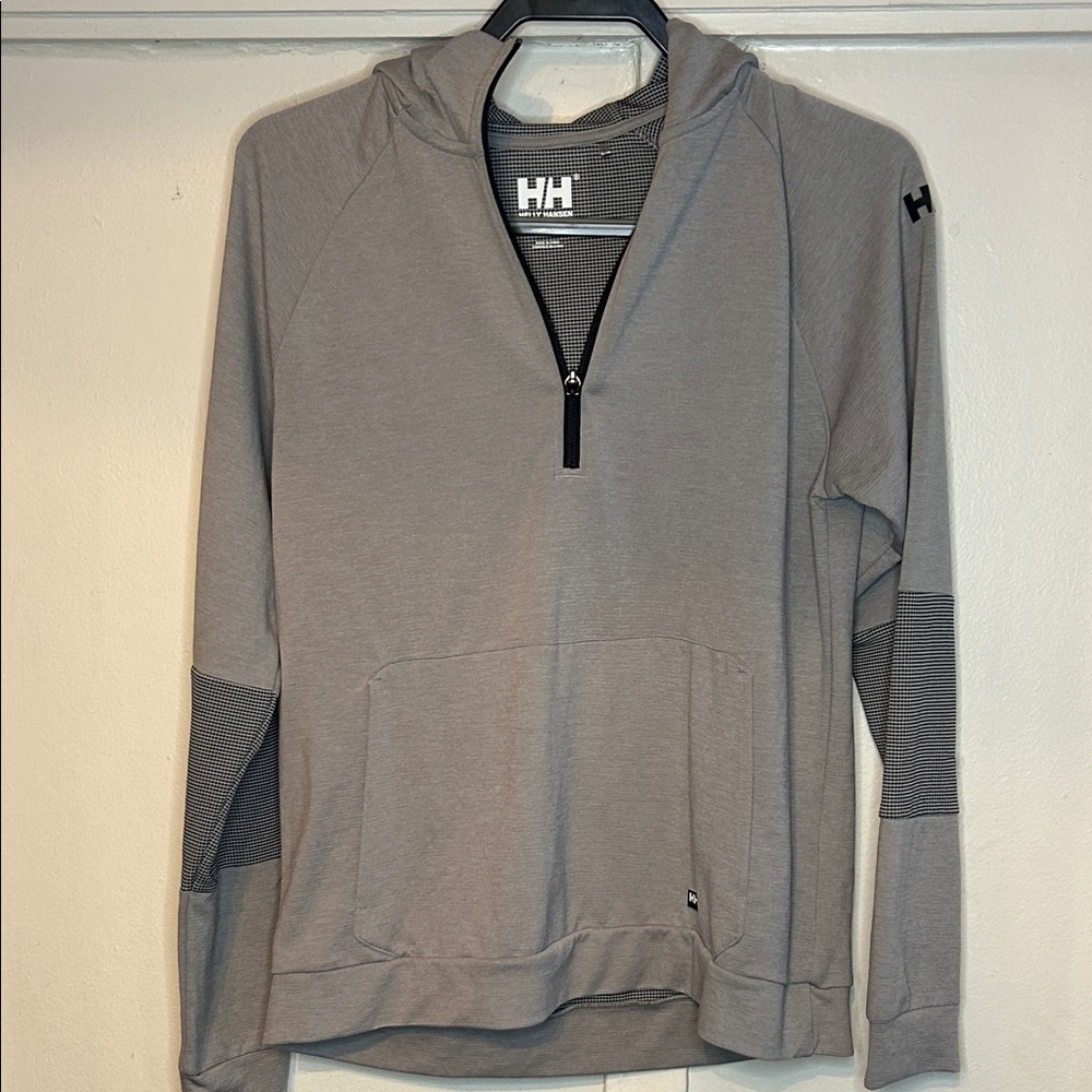 Helly Hansen Light Gray Quarter-Zip Pullover - image 1